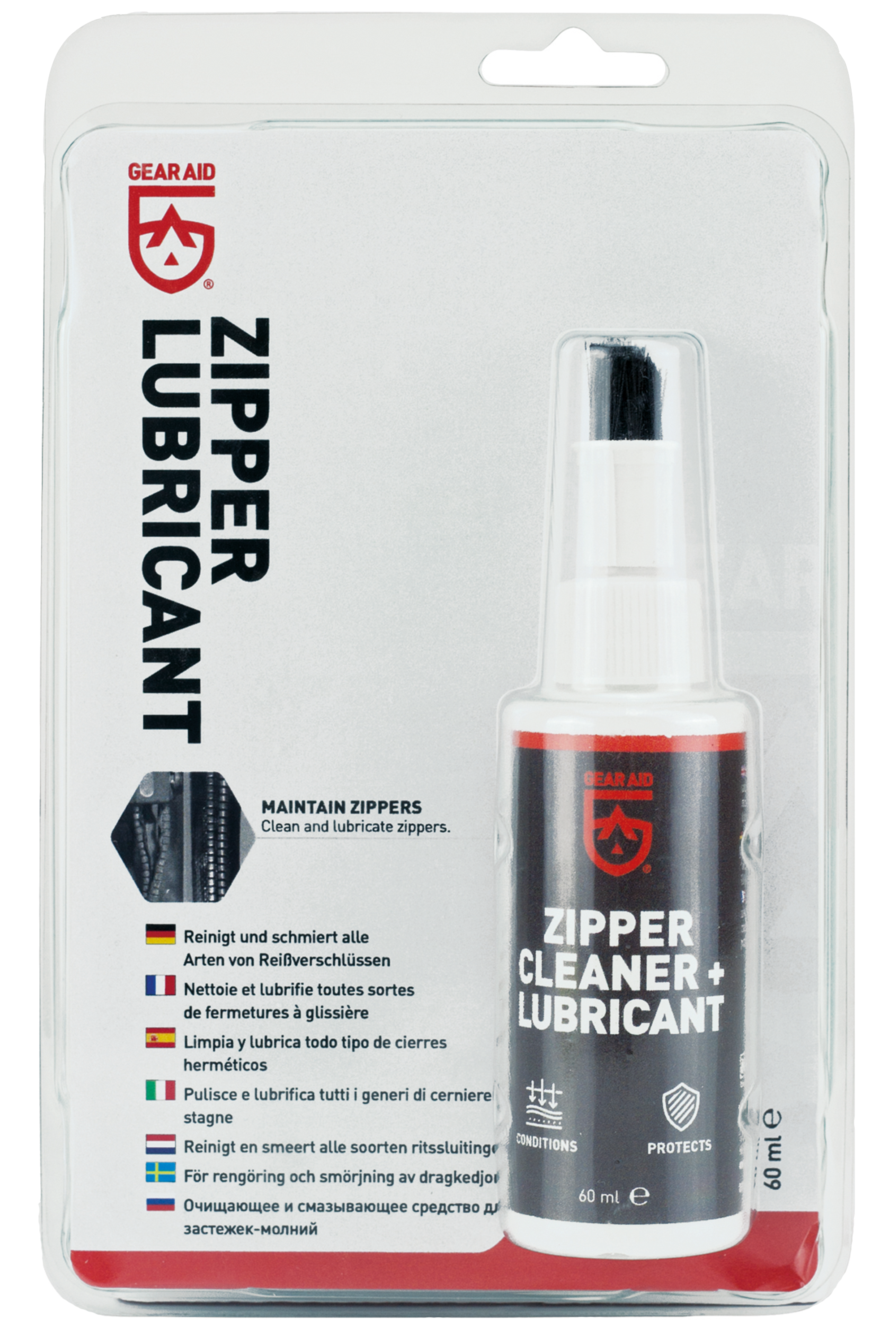 Zip Cleaner + Lubricant 60ml