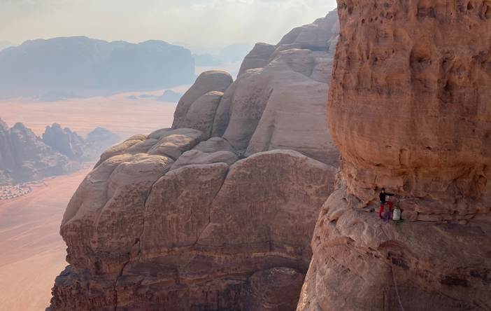 Climbing in Jordan | Between sand and sandstone in Wadi Rum, Susanne Süßmeier